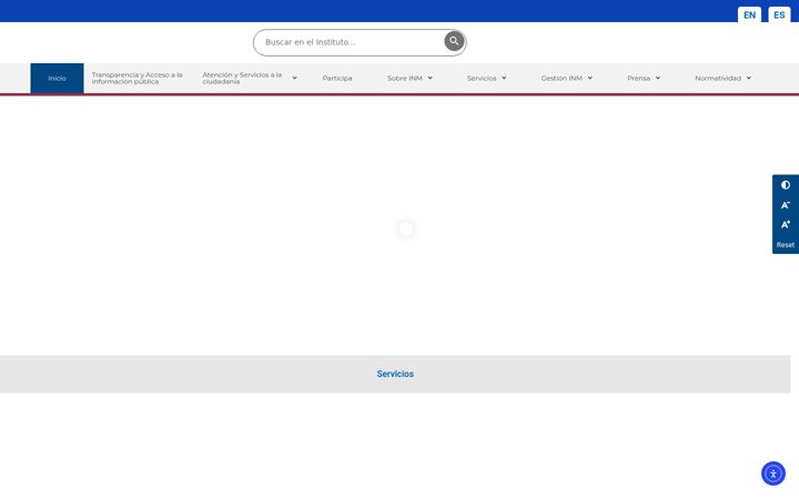 Screenshot of inm.gov.co