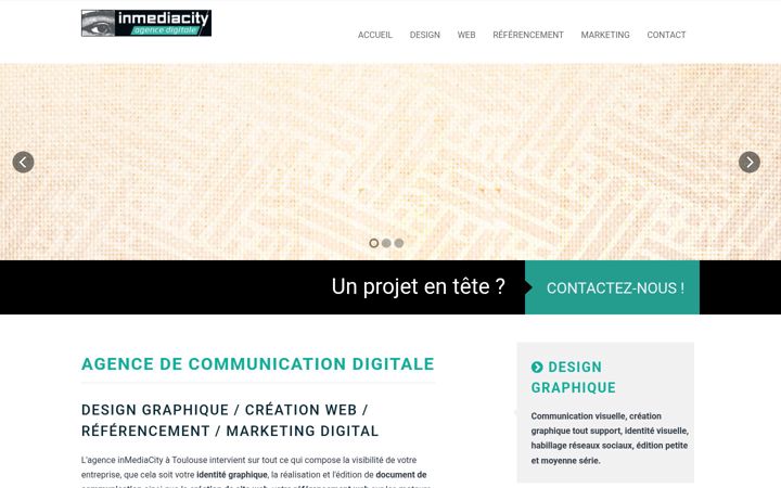 Screenshot of inmediacity.com