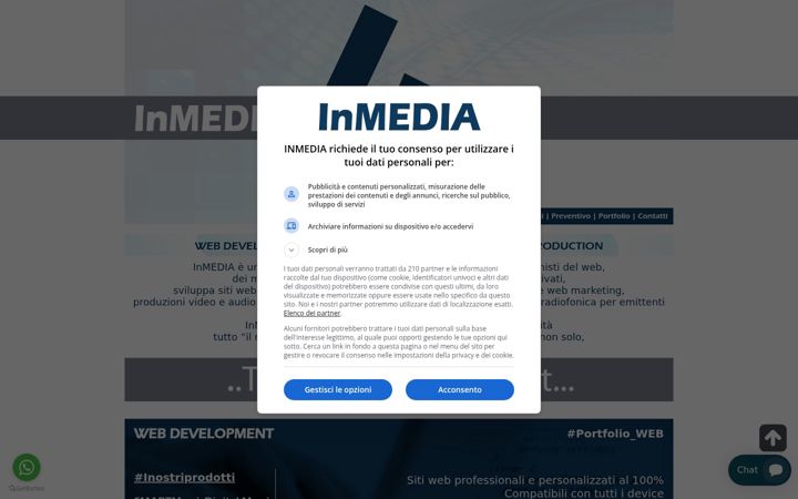 Screenshot ta' inmediaonline.net
