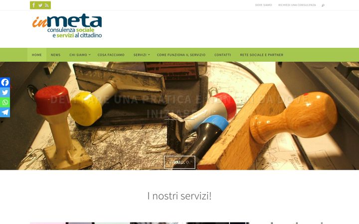 Screenshot of inmetaservizi.it