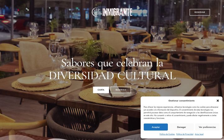 Screenshot of inmigrante.eu