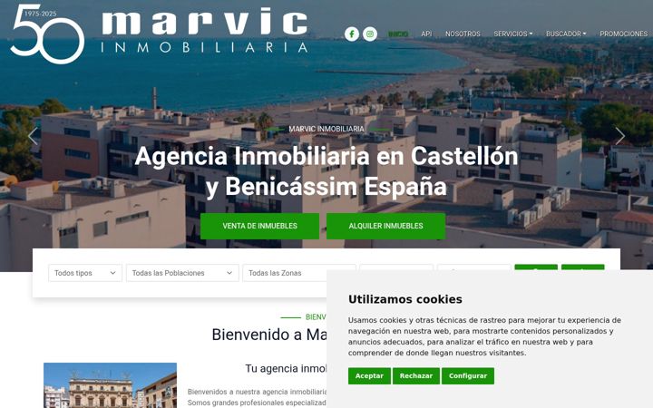 Screenshot of inmo-marvic.com