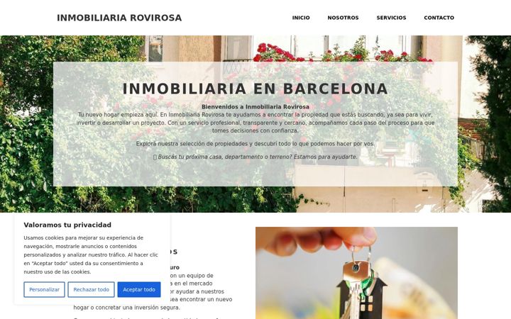 Screenshot of inmobiliaria-rovirosa.es