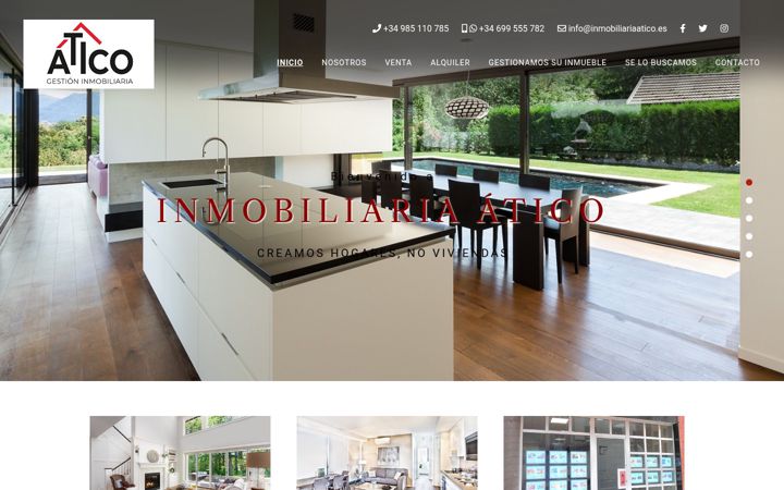 Screenshot of inmobiliariaatico.es