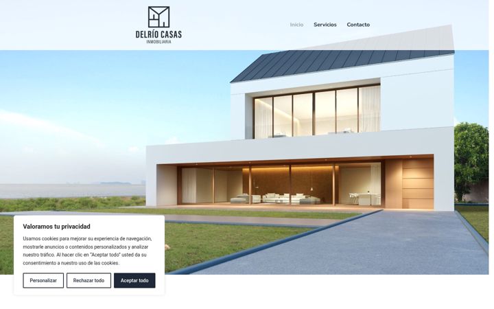 Screenshot of inmobiliariadelriocasas.es