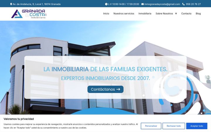 Screenshot of inmobiliariagranadaycosta.com