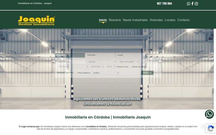 Zrzut ekranu inmobiliariajoaquin.es