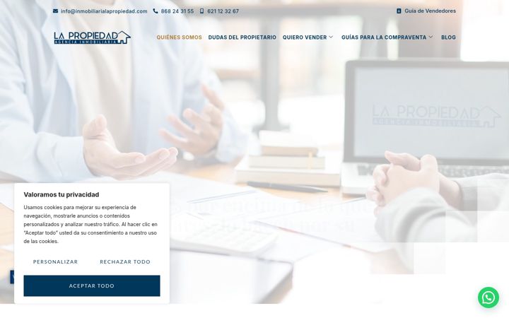 Screenshot of inmobiliarialapropiedad.com