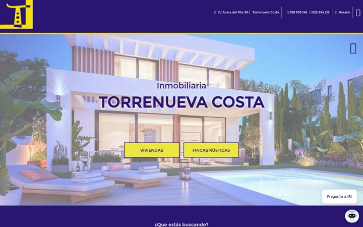 Screenshot ta' inmobiliariatorrenueva.com