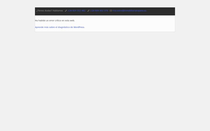 Screenshot of inmobiliariatrajano.es
