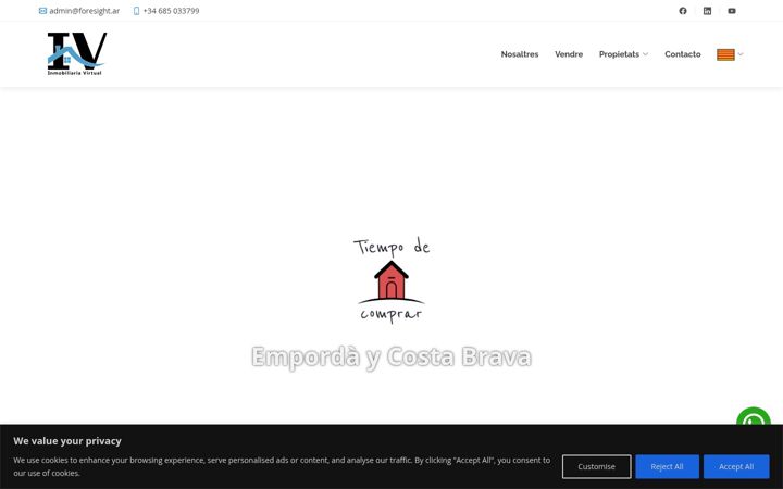 Screenshot of inmobiliariavirtual.net