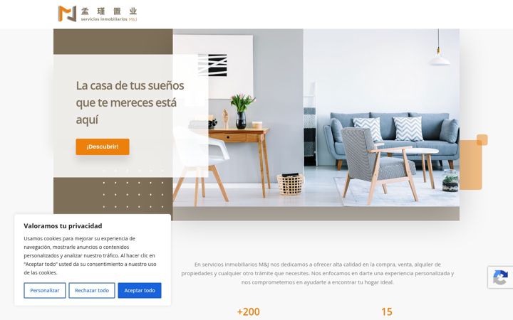 Screenshot of inmobilmj.com