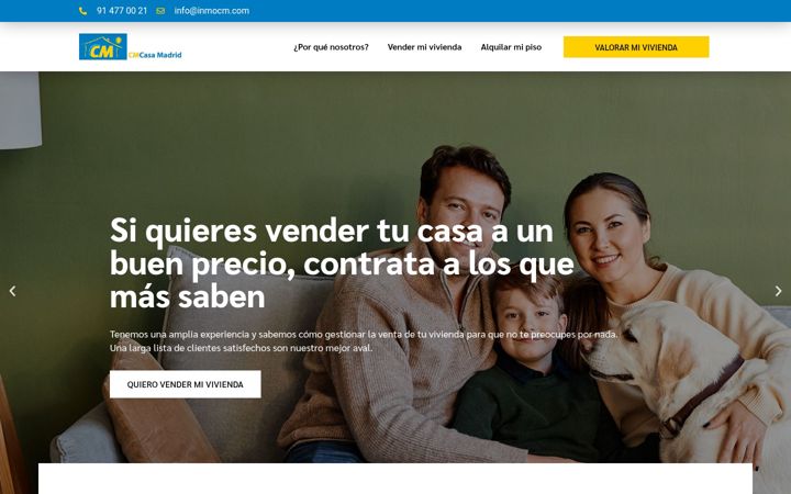 Screenshot of inmocm.com