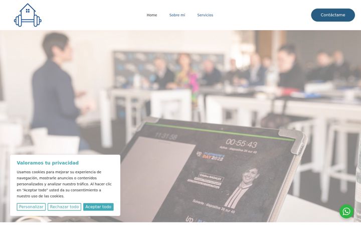 Screenshot of inmocoachkaizen.com