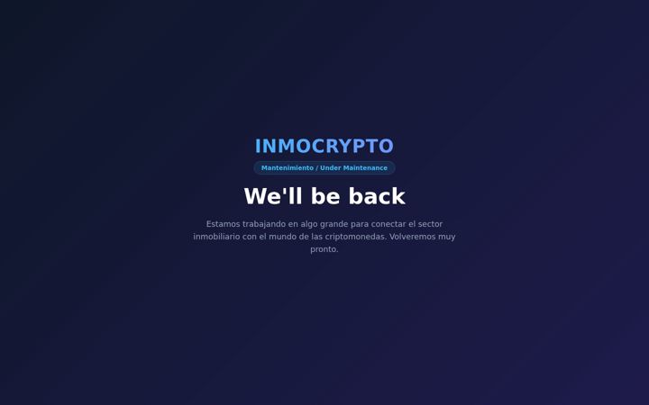 Screenshot of inmocrypto.es