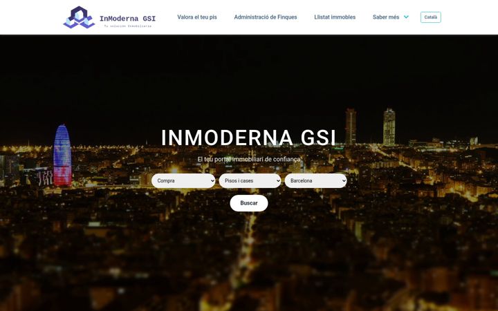 Screenshot of inmoderna.es