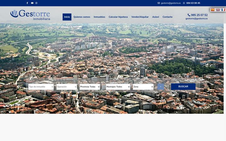 Screenshot of inmogestorre.es