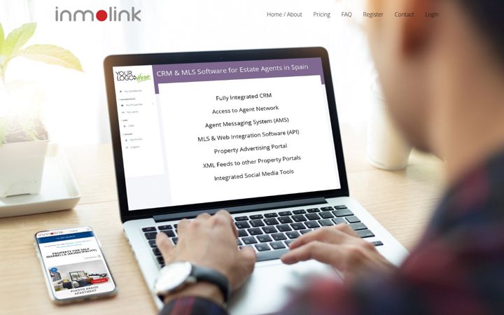 Screenshot of inmolinkcrm.es