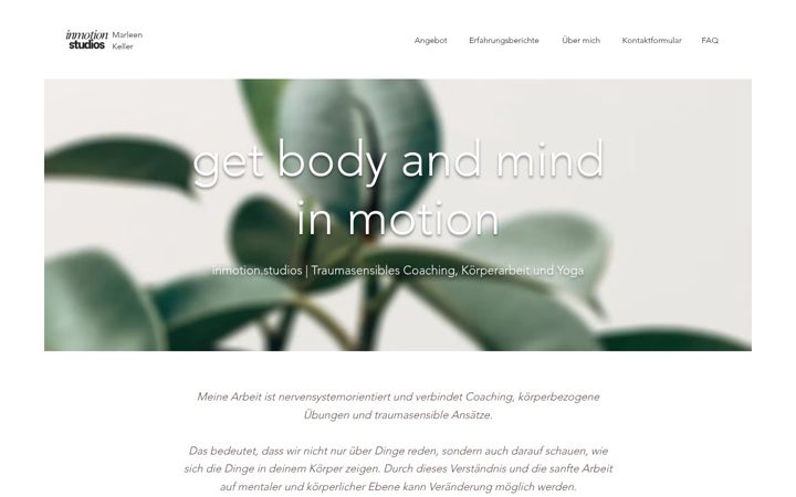 Screenshot of inmotion-studios.de