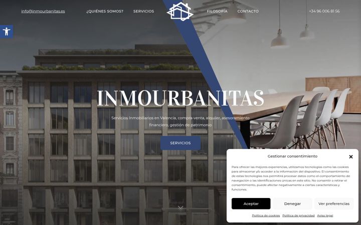 Screenshot of inmourbanitas.es
