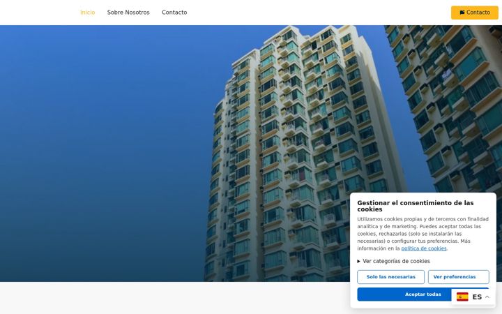 Screenshot of inmueblesra.com