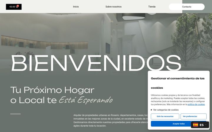 Screenshot of inmueblestass.com