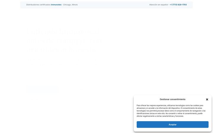 Screenshot of inmunidadusa.com