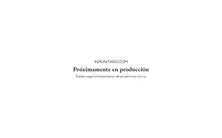 Screenshot of inmunitario.com