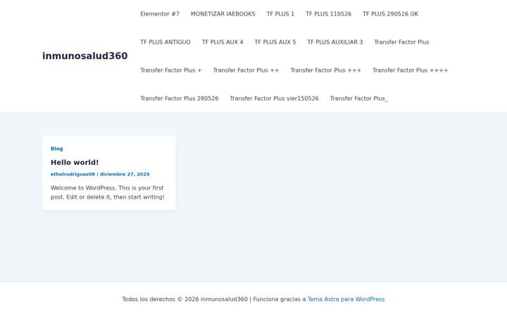 Screenshot of inmunosalud360.com