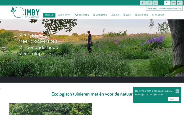 Screenshot of inmybackyard.be
