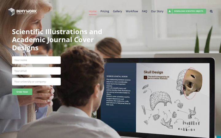 Screenshot of inmywork.com