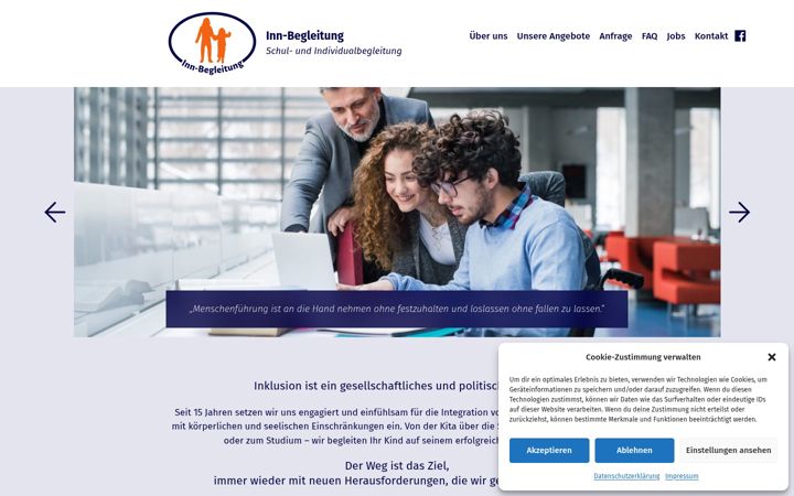 Screenshot of inn-begleitung.de