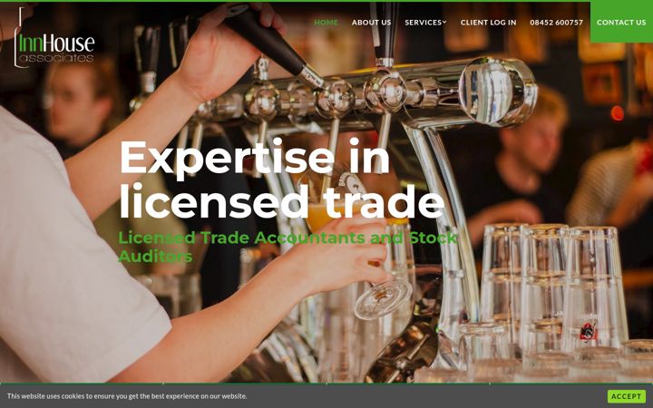 Screenshot of inn-house.co.uk