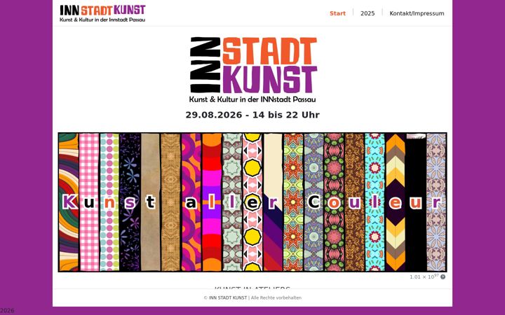 Screenshot of inn-stadt-kunst.de