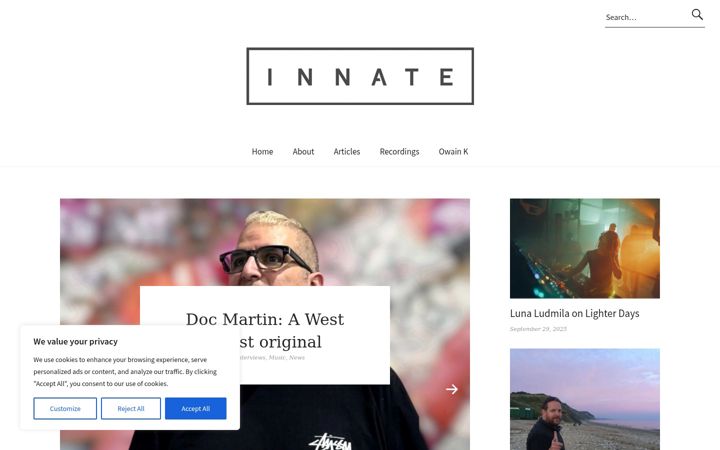 Screenshot of inn8.net