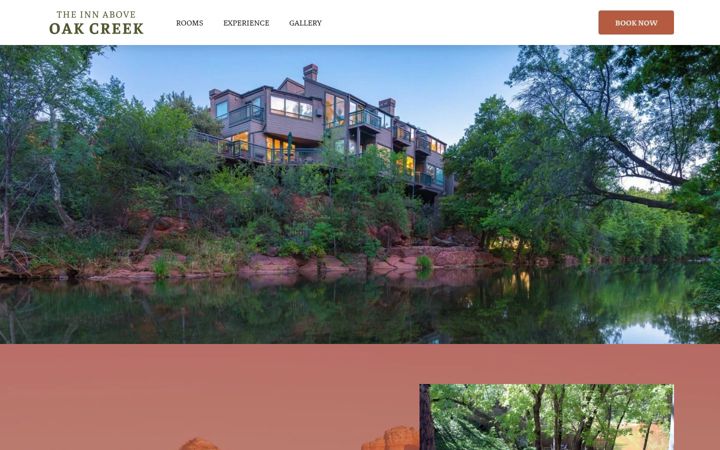 Screenshot of innaboveoakcreek.com