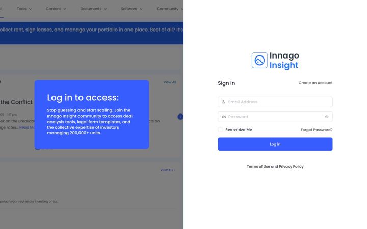 Screenshot of innagoinsight.com