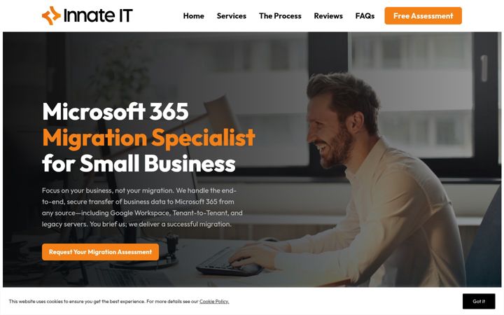 Screenshot of innateit.com