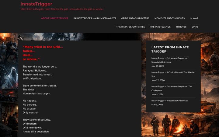 Screenshot of innatetrigger.com