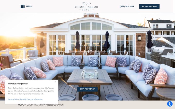 Screenshot of innatgoodharborbeach.com