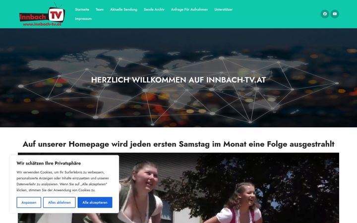 Screenshot of innbach-tv.at