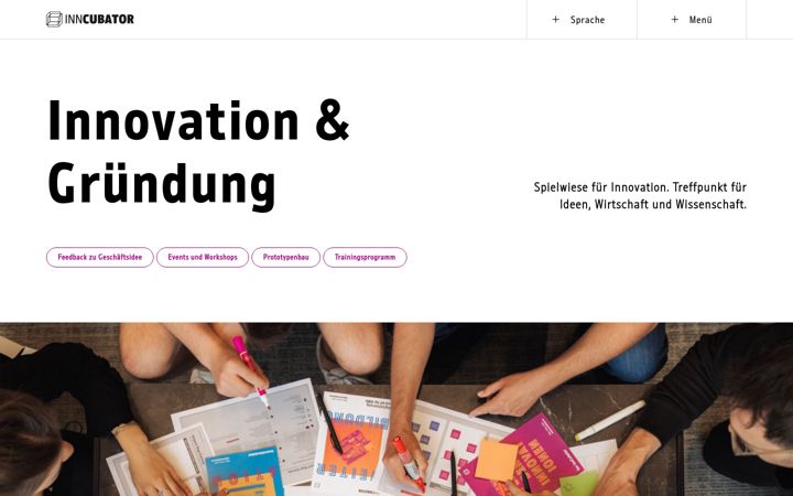 Screenshot of inncubator.at