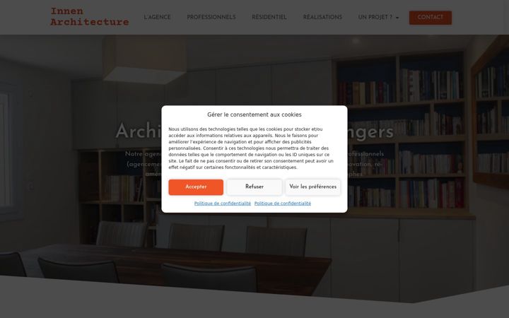 Screenshot of innenarchitecture.fr
