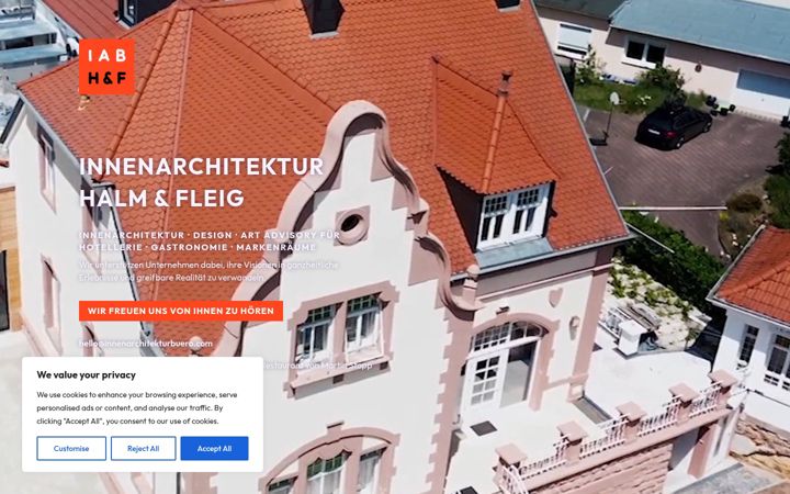 Screenshot of innenarchitekturbuero.com