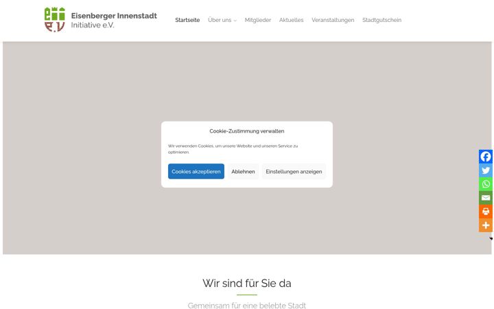Screenshot of innenstadt-eisenberg.de