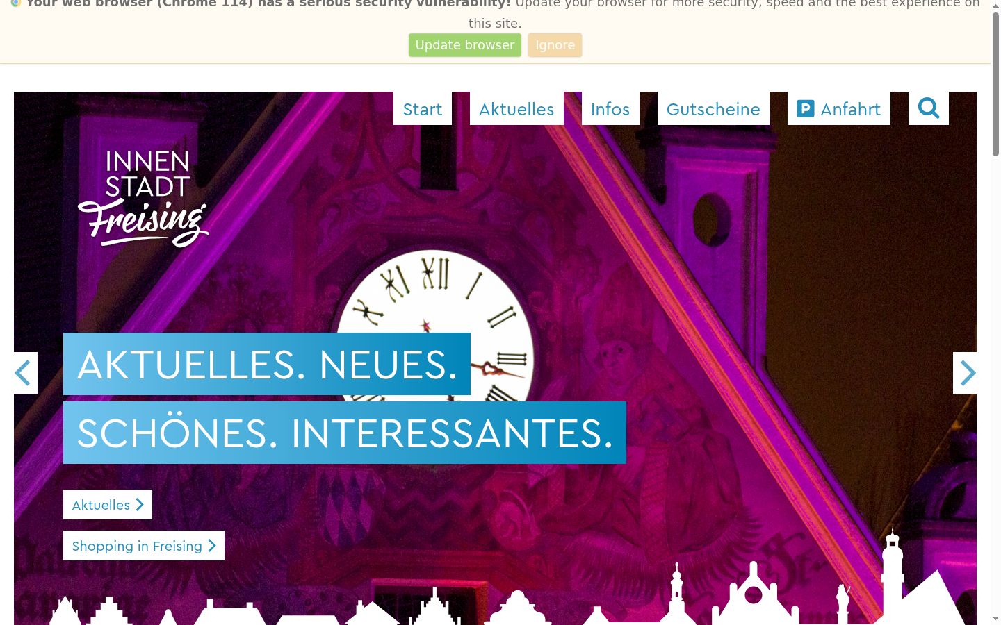 Screenshot tal-banner tal-kunsens muri qabel kwalunkwe interazzjoni