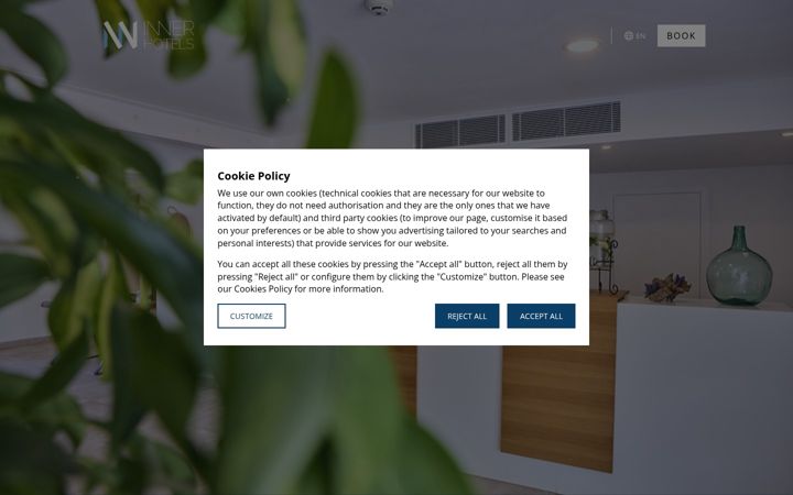 Screenshot di inner-hotels.com