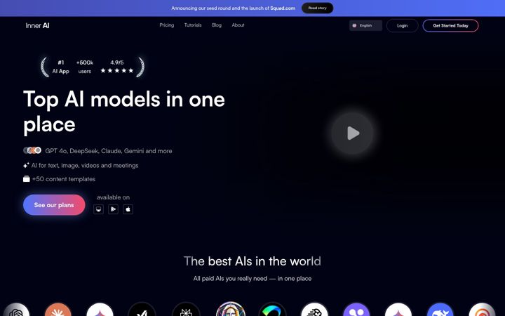 Screenshot of innerai.com