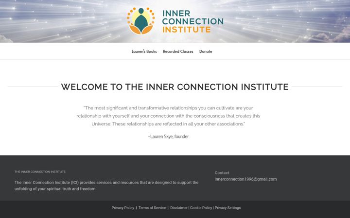 Screenshot of innerconnection.org