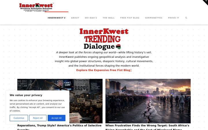Screenshot of innerkwest.com